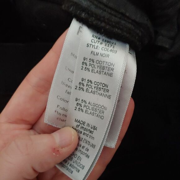 Frame Le Color Skinny De Jeanne Jeans in Film Noir Size 27 - Picture 6 of 7